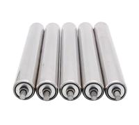 Juego de 5 transportadores de rodillos duraderos de repuesto de 1 a 2.4 pulgadas de diámetro, compatibles con sistemas de 39.4/35.4/31.5/27.5/23.6/21.6/19.7/17.7/15.7/13.8/11.8 pulgadas