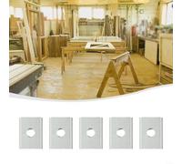 Juego de 5 tuercas de ranura en T M6 M8 de aleación de aluminio compatible con herramientas de carpintería para sierra ingletadora y prensa de taladro de mesa (M8)