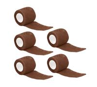 Juego de 5 vendas autoadhesivas cohesivas, primera cinta, cinta elástica autoadherente, vendaje no tejido para deportes