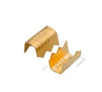 Juego de 50/100 piezas terminales crimpado dentados con conector hebilla alambre latón 451-1 451-2 451-3 451-4 0,2-4 mm²(451-4,50 pcs)