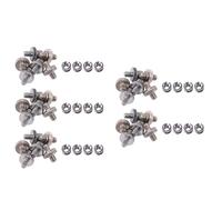 Juego de 50 adaptadores de tornillo para cámara de 1/4 y 3/8 de pulgada con rosca para trípode, monópode, rótula y soporte de luz.