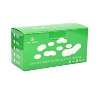 Juego de 50 almohadillas de pulido de pedicura, autoadhesivas, reemplazables, papel de lija para eliminar la piel muerta, boquillas de disco de pulido de uñas, juego de papel de lija de corindón
