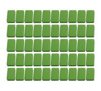 Juego de 50 borradores de pizarra blanca con almohadilla de fieltro, limpiadores de pizarra para hogar, escuela, oficina, pizarra, escuela, escuela