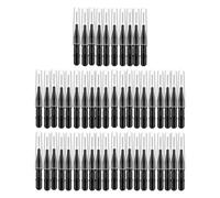 Juego de 50 brochas de maquillaje profesionales para cejas y pestañas, accesorios cosméticos de viaje