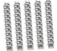 Juego De 50 Cajas Huecas Para Aperitivos Cajas Cartón Con Tema Máscara Caja Dulces Fiestas Textura Cartón Embalaje Suministros