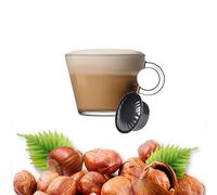 Juego de 50 cápsulas de avellana para Modo Mio Kickkick compatibles Lavazza (Made in Italy) cápsulas de café con avellana