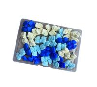 Juego De 50 Chinchetas Con Diseño De Lazo Chinchetas Coloridas Con Diseño De Lazo Juego De Tachuelas Decorativas Para Oficina Con Contenedor De Almacenamiento Alfileres Decorativos