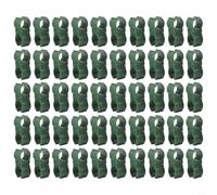 Juego de 50 clips ajustables para postes de plantas para conectar postes de soporte de diferentes tamaños, para crear estructuras de jardín resistentes (16 mm)