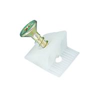 Juego de 50 cuñas de fijación inferior para cajones de muebles, con tornillos autorroscantes, soporte de código de ángulo, soportes de esquina para cajones de aparador, armarios de madera