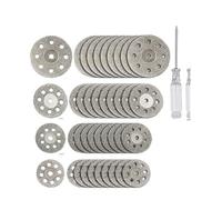 Juego De 50 Discos De Corte De Diamante For Taladro, Disco De Corte De Metal Compatible Con Brocas De Amoladora De Muescas Y Herramienta Rotativa Dremel