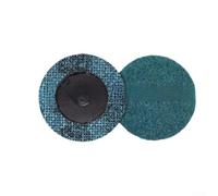 Juego de 50 discos de lijado de bloqueo giratorio de 50 mm para pulido de acero inoxidable y limpieza de rebabas de metal con fibra de alta dureza y tela no tejida de nailon de larga duración para el