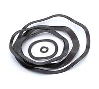 Juego de 50 juntas de tres ondas: arandelas elásticas onduladas de acero al carbono M3-M10 for un rendimiento confiable.(M4x8x0.25)
