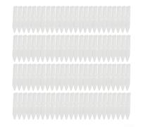 Juego de 50 o 100 etiquetas de plástico para plantas con extremo puntiagudo para una colocación estable del suelo en macizos de flores y jardines de hierbas (100 unidades)
