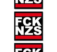 Juego de 50 pegatinas con protección UV de 9 cm x 9 cm, para interiores y exteriores, políticas, izquierda