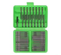Juego de 50 puntas de destornillador eléctrico, cabeza plana hexagonal para conos de forma irregular Torx, para destornillador de impacto surtido para herramientas eléctricas