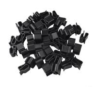 Juego de 50 soportes de plástico fiables para cables de panel solar para instalaciones de remolques