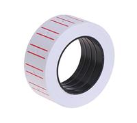 Juego de 500 etiquetas adhesivas blancas para libros de papelería escolar para tiendas, joyas, verduras, frutas, etiquetadoras, máquina con cinta