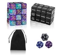 Juego de 51 contadores de dados MTG, palabras clave Life + 1/-1, cubierta MTG Commander con bolsa de almacenamiento, dados MTG, para mazo Magic The Gathering Commander, accesorios para juegos de