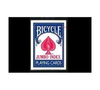 Juego de 52 cartas : BICYCLE JUMBO Rider Back Bleu [importado de Francia]