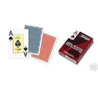 Juego De 54 Cartas Poker Fournier 2800 100% Plástico Azul O Rojo Jumbo 351786