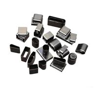 Juego de 55 perforadoras de cuero de acero de alta velocidad con múltiples formas y tamaños para agujeros precisos en cuero, materiales de manualidades y montaje de productos pequeños (A)