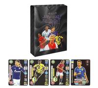 Juego de 55 tarjetas de aluminio negras de edición limitada 2025 de la Copa del Mundo de Fútbol Star 2025, tarjetas de fútbol negras en lata de coleccionista para tarjetas de fútbol F, Premier League