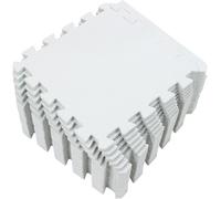 Juego de 6/18 baldosas Espuma EVA entrelazadas for Gimnasio en casa, Juegos, Entrenamiento y Ejercicio para gimnasios, Yoga y Entrenamientos al Aire libr(White-30x30cm,6PCS)