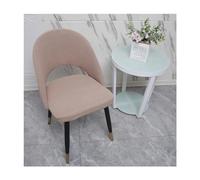 Juego de 6/4/2 fundas curvadas para sillas de comedor, elásticas y lavables, fundas de respaldo arqueadas para sillas sin brazos, elegantes y perfectas para decoración del hogar