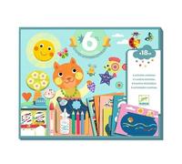 Juego de 6 actividades creativas para niños El gato y sus amigos - Djeco