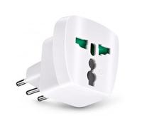 Juego de 6 adaptadores universales de viaje, enchufe europeo, 10 A, 1500 W | Enchufe multiestándar de Estados Unidos, Reino Unido, UE, AUS, China, Japón, para hotel B&B extranjero, compacto
