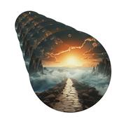 Juego de 6 ambientadores de coche con forma redonda, para colgar, con forma de camino marítimo, ambientador para coche, espejo retrovisor, colgante de tarjeta perfumada para coche