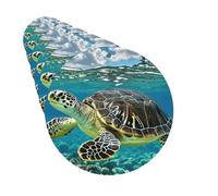 Juego de 6 ambientadores de coche con forma redonda, para colgar, con tapa hawaiana, tortuga Honu, ambientador para coche, espejo retrovisor, tarjeta perfumada para coche