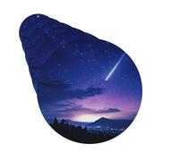 Juego de 6 ambientadores de coche con forma redonda para colgar, diseño de silueta de cielo nocturno, ambientador para coche, espejo retrovisor, colgante de tarjeta perfumada para coche