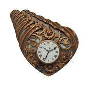 Juego de 6 ambientadores para coche, con forma de corazón, para colgar en forma de corazón, reloj steampunk, ambientador para coche, espejo retrovisor, tarjeta perfumada para coche