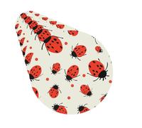 Juego de 6 ambientadores para coche, diseño de mariquitas, diseño de mariquitas, ambientador moteado infinito para coche, espejo retrovisor, colgante de tarjeta perfumada para coche