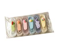 Juego de 6 aplicadores de lentes con varilla de silicona, 6 lentes de viaje, herramienta de extracción para el cuidado de los ojos