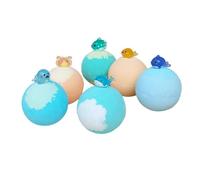 Juego de 6 bolas de baño, divertidas bombas de baño con juguetes en el interior, para la bañera doméstica, para bañarse, relajarse, jugar, cumpleaños, celebraciones, vacaciones,