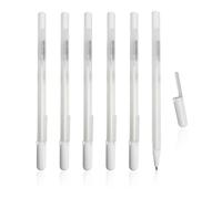 Juego de 6 bolígrafos de gel de punta fina de 0,8 mm para papel negro, bocetos, pintura, libros de colorear para adultos, ilustraciones y notas, manualidades y lápices de pintura al óleo de diseño