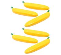 Juego de 6 bolígrafos decorativos de plátano de 1 mm, escritura suave, divertida, creativa, suministros escolares