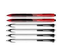 Juego De 6 Bolígrafos Escritura Retráctiles Con Tecnología Secado Instantáneo Y Barriles Antideslizantes Para Tareas Diarias Bolígrafo Silent Clicks Suministros Oficina Juego A Granel