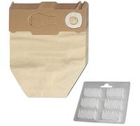 Juego de 6 bolsas de aspiradora + 6 ambientadores para Vorwerk Kobold VK 130 131 SC - VK130, VK131 - FP 130 131 - con papel especial