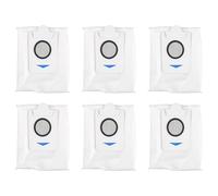 Juego de 6 bolsas de polvo para Ecovacs para Deebot Ddb030025 X2 robot aspirador, pieza de repuesto, suministros para el hogar, paño de fregona y bolsa de polvo, paños de fregona y bolsas de polvo