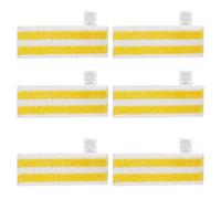 Juego de 6 Boquillas de Suelo Repuesto compatibles con Kärcher easyfix SC 1, SC 2, SC 3, SC 4, SC 5, Limpiador de vapor de microfibra de repuesto