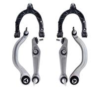 Juego de 6 brazos de control delanteros superiores e inferiores con rótulas de suspensión Compatible con Tesla Model 3 2017 2018 2019 2020 2021 2022