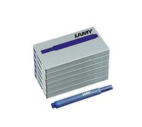 LAMY T10 Juego de 6 cartuchos de tinta borrables con gran reserva de tinta, adecuados para todos los modelos de pluma estilográfica Lamy - Contenido 1,25 ml por cartucho - 5 unidades por paquete