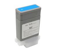 Juego de 6 Cartuchos de Tinta compatibles con Chip PFI-107 PFI107 PFI 107 de 130 ml para impresoras de Gran Formato IPF-670 IPF-680 IPF-685 IPF-770 IPF-780(PFI-107 C)