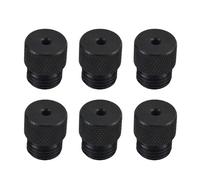 Juego de 6 casquillos de taladro multiusos de acero al carbono a prueba de óxido para una perfecta colocación de agujeros de tornillo de 2 mm a 10 mm, guía profesional de agujeros de tornillo