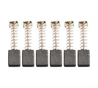 Juego de 6 cepillos de carbón 6 x 10 x 14 mm, 6 piezas para mantenimiento del motor Parkside PBH 1500 A1 y estabilidad de rendimiento