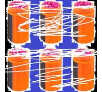 Juego de 6 cerillas resistentes a la intemperie con kit de coincidencias de caso, herramienta de supervivencia contra incendios para exteriores, camping, senderismo