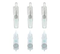 Juego de 6 cintas correctoras en varios colores con estructura de doble engranaje para una cobertura perfecta en varios tipos de papel correctora